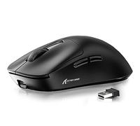 ATTACK SHARK X3 49g SUPERLIGHT Mouse, PixArt PAW3395 Gaming Sensor, BT/2.4G Wireless/Wired Gaming Mouse, 6 Adjustable DPI up to 26000, 200 Hrs Battery, G502, Office Mice for Win11/Xbox/PS/Mac (Black)