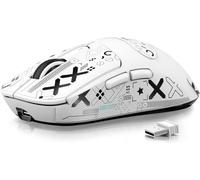 ATTACK SHARK X3 Lightweight Wireless Gaming Mouse, 49g Tri-Mode Bluetooth/2.4G/USB-C Wired Mouse, PAW3395 26K DPI Sensor, 200h Battery Life, Programmable Buttons, Griptape for PC/Laptop/Mac