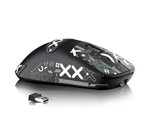 ATTACK SHARK X3MAX 49g SUPERLIGHT Mouse with Tape, PixArt PAW3950 Gaming Sensor, BT/2.4G Wireless/Wired Gaming Mouse, 6 Adjustable DPI 42000, 200 Hrs Battery, Office Mice for Win11/Xbox/PS/Mac (Black)