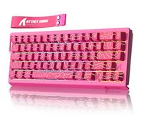 ATTACK SHARK X68 HE 8000Hz Rapid Trigger Keyboard, 0.01mm RT Accuracy Wired Gaming Keyboard with Magnetic Switch, Adjustable Actuation, Rapid Trigger, Snap Tap, RGB Lighting for PC/Mac, Ruby