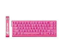 ATTACK SHARK X68 HE 8000Hz Rapid Trigger Keyboard, 0.01mm RT Accuracy Wired Gaming Keyboard with Magnetic Switch, Adjustable Actuation, Rapid Trigger, Snap Tap, RGB Lighting for PC/Mac, Pink Contours
