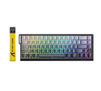 ATTACK SHARK X68 HE 8000Hz Rapid Trigger Keyboard, 0.01mm RT Accuracy Wired Gaming Keyboard with Magnetic Switch, Adjustable Actuation, Rapid Trigger, Snap Tap, RGB Lighting for PC/Mac, Moonlit Night