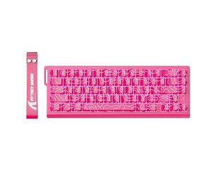 ATTACK SHARK X68 HE 8000Hz Rapid Trigger Keyboard, 0.01mm RT Accuracy Wired Gaming Keyboard with Magnetic Switch, Adjustable Actuation, Rapid Trigger, Snap Tap, RGB Lighting for PC/Mac, Pink Contours