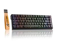 ATTACK SHARK X68MAX HE Wired Rapid Trigger Mechanical Creamy TKL RGB Gaming Keyboard with Full Aluminum CNC,8K Polling,0.005mm Accuracy,Hall Effect Magnetic Switch,NKRO,Driver for PC(Black Contour)