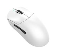 ATTACK SHARK X8 PLUS Mouse for Large Hand, 55g SUPERLIGHT, PixArt PAW3395PRO Gaming Sensor, BT/2.4G Wireless/Wired, 6 Adjustable DPI up to 40000, 500mAh Battery (White)