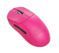 ATTACK SHARK X8 PLUS Mouse with Grip Tape for Large Hand, 55g SUPERLIGHT, PixArt PAW3395PRO Gaming Sensor, BT/2.4G Wireless/Wired, 6 Adjustable DPI up to 40000, 500mAh Battery (Berry Red)