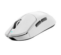 ATTACK SHARK X8 SE Mouse with Grip Tape for Large Hand, 55g SUPERLIGHT, PixArt PAW3311 Gaming Sensor, BT/2.4G Wireless/Wired, Adjustable DPI up to 25000, 500mAh Battery (White)