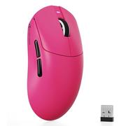 ATTACK SHARK X8SE Wireless Gaming Mouse, 55g Lightweight Mice, PAW3311 Sensor, BK52820 Chip, 25,000 DPI, BT/2.4G/USB-C, 80 Million Clicks, 500mAh Battery, Web Driver for for PC/Mac-Berry Red