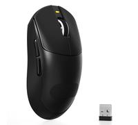 ATTACK SHARK X8SE Wireless Gaming Mouse, 55g Lightweight Mice, PAW3311 Sensor, BK52820 Chip, 25,000 DPI, BT/2.4G/USB-C, 80 Million Clicks, 500mAh Battery, Web Driver for for PC/Mac-Black+Tape