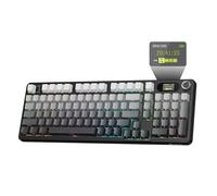 ATTACK SHARK X98PRO Wireless Mechanical Keyboard, 2.4GHz/USB-C/BT5.0 Gasket Hot Swappable Custom Keyboard, Side Printed PBT Keycaps Mechanical Gaming Keyboard for PC (Black)