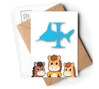 Attacks Around Shark Pillars Postcards Envelopes Cards Mailing Year Horse