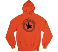 ATTAR APPAREL Camp Half Blood Hoodie | Book Lover Greek Mythology Pullover | Halloween Party Costume | Unisex Men Women Jumper #2 9-11 Years Orange