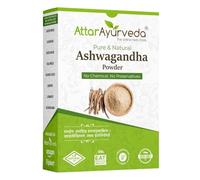 Attar Ayurveda Ashwagandha Powder Withania Somnifera Helps Fight Anxiety and Stress and Improving Vigor and Vitality No Preservative 200gm