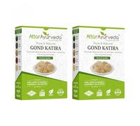 Attar Ayurveda Gond Katira | Natural Edible Gum | Cooling Properties | Plant-Based Ingredient for Drinks & Desserts | No Additives | Herbal Food Product | 7 oz Pack (Pack of 2)
