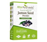 Attar Ayurveda Jamun Seed Powder | Finely Ground from Dried Jamun Seeds | Natural & Pure Herbal Powder for Daily Wellness | No Additives or Preservatives | 250g