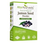 Attar Ayurveda Jamun Seed Powder | Finely Ground from Dried Jamun Seeds | Natural & Pure Herbal Powder for Daily Wellness | No Additives or Preservatives | 250g