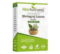 Attar Ayurveda Natural Bhringraj Powder 100g / 3.52 Oz | For Hair Mask & Culinary Use | 100% Pure and Natural | No Chemicals or Preservatives | Finely Ground Herbal Powder