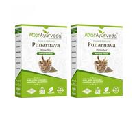 Attar Ayurveda Punarnava Powder 7.05 Oz | Pure Herbal Powder | Traditional Ayurvedic Blend | Natural Wellness Support | Quality Ayurvedic Product (Pack of 2)