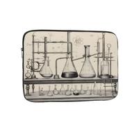 ATTBBH Chemistry Print Pattern Portable Laptop Sleeve Case 10 inch for Shockproof Protection and Lightweight Travel