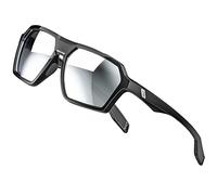 ATTCL Men's Polarized Sunglasses men Casual Sport glasses with UV Protection Hexagonal TR90 frame 2137 C4 Black+silver