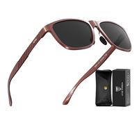 ATTCL Men's Retro Metal Frame Driving Polarized Sunglasses Mens Womens UV400 CAT 3 CE 8587 Zhushahong-Grey