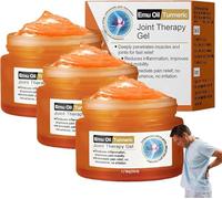 ATTDX Emu Oil Turmeric Joint Therapy Gel, ATTDX Emu Oil Turmeric Bone Sooth Gel, Soothing Pain Relief Massage Gel, Joint Pain Relief Gel, Effective Relief for Back,Neck,Hands,Knee (3 Pcs)
