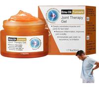ATTDX Emu Oil Turmeric Joint Therapy Gel, ATTDX Emu Oil Turmeric Bone Sooth Gel, Soothing Pain Relief Massage Gel, Joint Pain Relief Gel, Effective Relief for Back,Neck,Hands,Knee (1 Pcs)