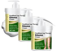 ATTDX FluidEase Leg Therapy Edema Cream, Anti Swelling Cream for Legs, Reduce Leg Swelling Naturally for Women and Men, Non-Greasy, Fast Absorbing, for All Skin Types (3)