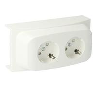 Attema K40 Surface Mount Box skirting channel (European Socket) - AT9214