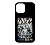 Attempted Moses Water Said No Retro Christian Faith Humor Case for iPhone 12 Pro Max