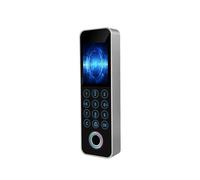 Attendance Machine, TCP/IP Network Fingerprint Time Attendance RS485 Dual Frequency 125Khz+13.56Mhz FingerPrint Access Control Anti-Tamper Metal(English)