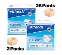 Attends 10XL Pull up Pants EXTRA LARGE Adult Nappies 2 Packs of 14