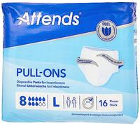 Attends 207468 Pull Ons Level 8 Incontinence Pant, Large (Pack of 16)