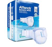 Attends Adult Incontinence Underwear, XXL, 12 Count, Size 5 Plus, White, Disposable