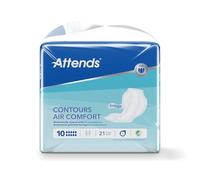 Attends Contours 10 Air Comfort, 84 Units (4 Packs of 21) 205556