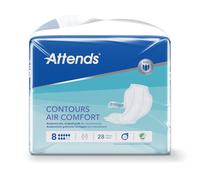 Attends Contours Air Comfort 8 Incontinence Pad (4 x 28 pieces, 1 count, Size 4)