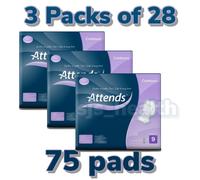 Attends Contours 9 (2899ml) 2 X 28 Pack Incontinence Aid Pads Moderate