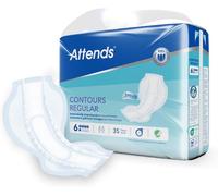 Attends Contours Regular 6 Large Incontinence Pads 35 Pack Adult Protection