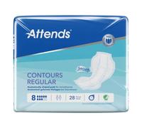 Attends Contours Regular 8 - Pack of 28