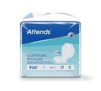 Attends Contours Regular 9, 112 Units (4 Packs of 28) 201312