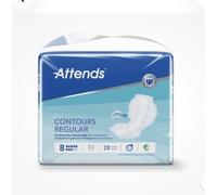 Attends Incontinence Pads Contours Regular 9 - Pack of 28