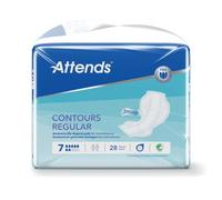 Attends Contours Sanitary Pads Size 7 Regular (Pack of 28) 201275