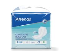 Attends Contours Sanitary Pads Size 9 Regular (Pack of 2)8 201312