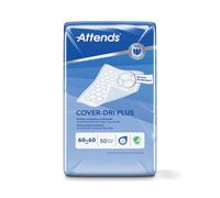 Attends Cover-Dri Bed Pad 600x600mm Plus x4 Pack of 50 36685