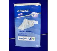 Attends Cover-Dri Plus 60x60 Incontinence Bed Pad Aid Protenctor