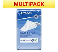 Attends Cover-Dri Plus Bed Pads - 60 x 60 cm - 4 Packs of 50 Disposable Sheets