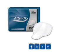 2 X Attends For Men 3 (599ml) 2 Packs Of 14 Pack Incontinence Aid Pads For Men