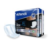 Attends For Men 4 Incontinence Pads for Mild Bladder Weakness Pack of 14