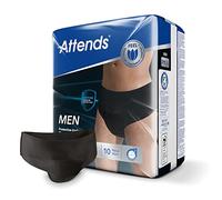 Attends MEN Discreet 3 Black Large | 1 Pack of 10
