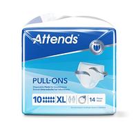 Attends Pull Ons Adult Incontinence Pants Number 10 - Extra Large 1 x Pack of 14